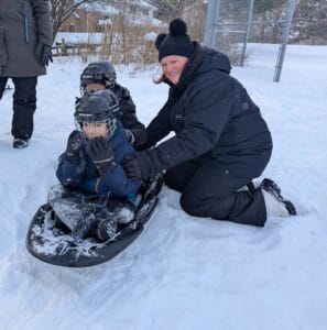 Olivet School staff and students enjoyed celebrating Winterfest with our sister school Carmel New Church School in Kitchener.