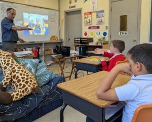 During Scripture Studies the students dive deeper into the stories of the Old Testament.